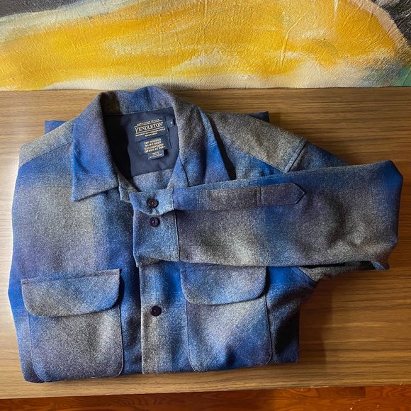 PENDLETON Blurred Plaid Board Shirt